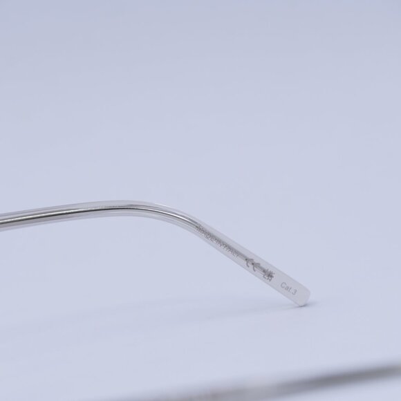 ?️ New Saint Laurent SL737 MICA THIN 004 Sunglasses - Transparent Beige Frame main image 6